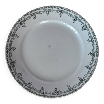 Plat de service terre de fer saint Amand
