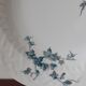 plates Bernardaud Limoges saint saens B & C blue vines