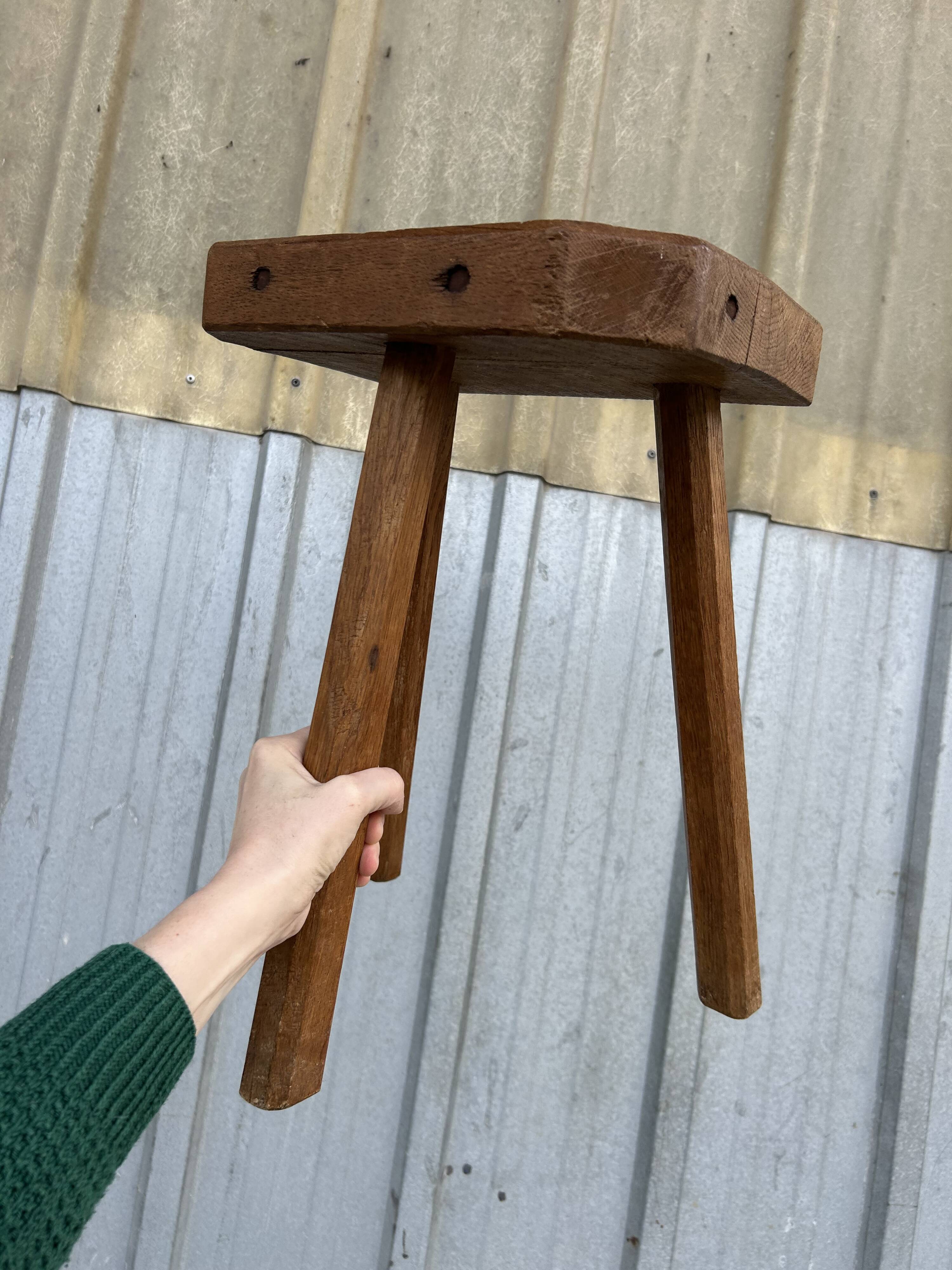 Antique tripod stool