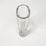 Oval crystal vase, Bleikristal, Germany, 1960s