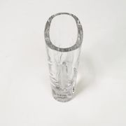 Vase ovale en cristal, Bleikristal, Allemagne, années 1960