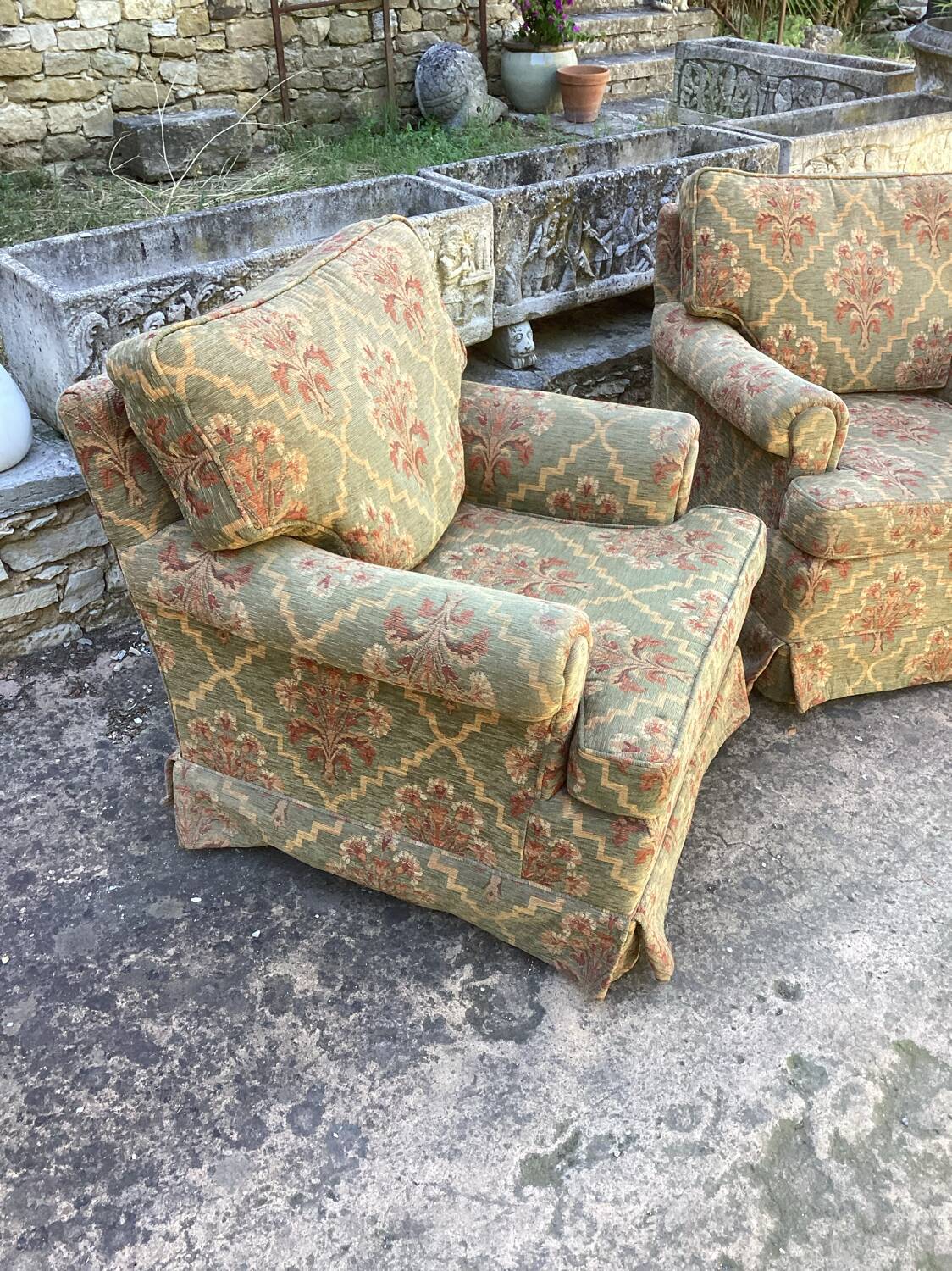 Pair of vintage armchairs
