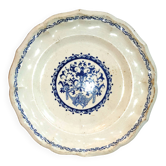 Assiette plate en Faïence de Gien - Motif Rouen Art Déco - 1932