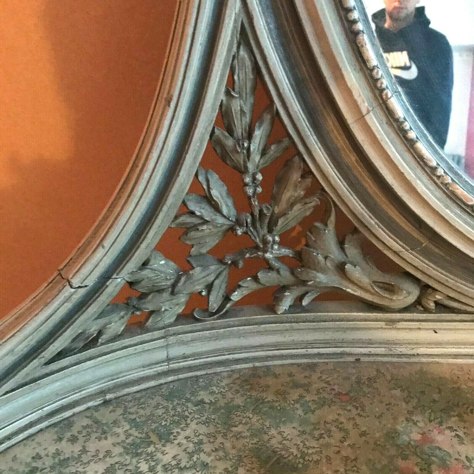 Louis XVI-style kidney hairdresser in patinated hetre