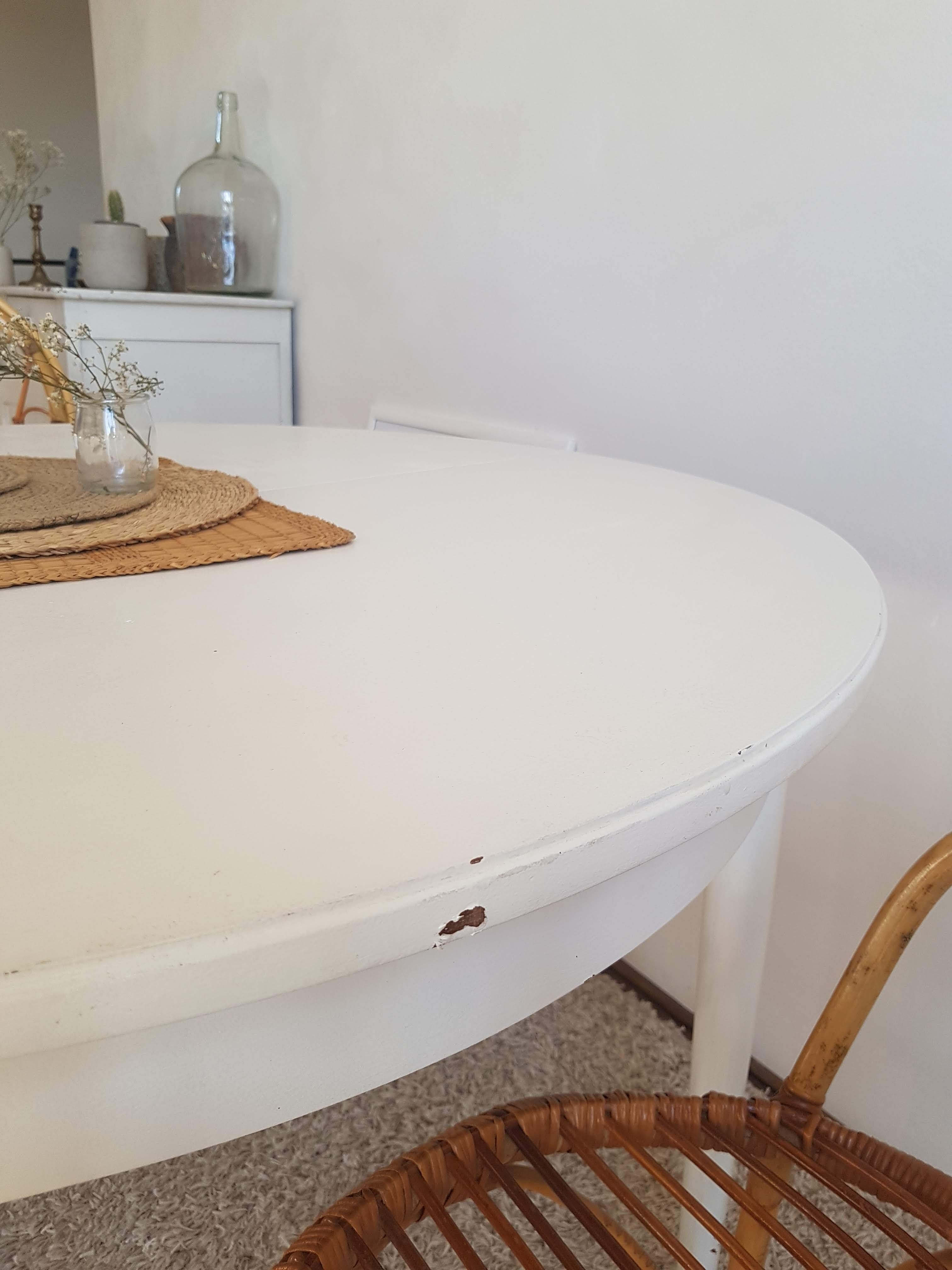 Scandinavian extendable table with butterfly extensions