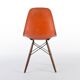 Orange Set (6) Herman Miller Original Vintage Eames DSW Side Shell Chairs
