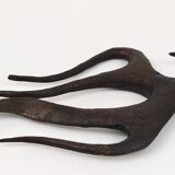 Carl Auböck Wall Sculpture Handmade Napoleon #4271, Brass, Austria