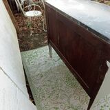 Gray chest of drawers