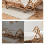 Rattan bed