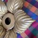 Masca golden flower wall light