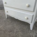 Shallow antique chest of drawers
