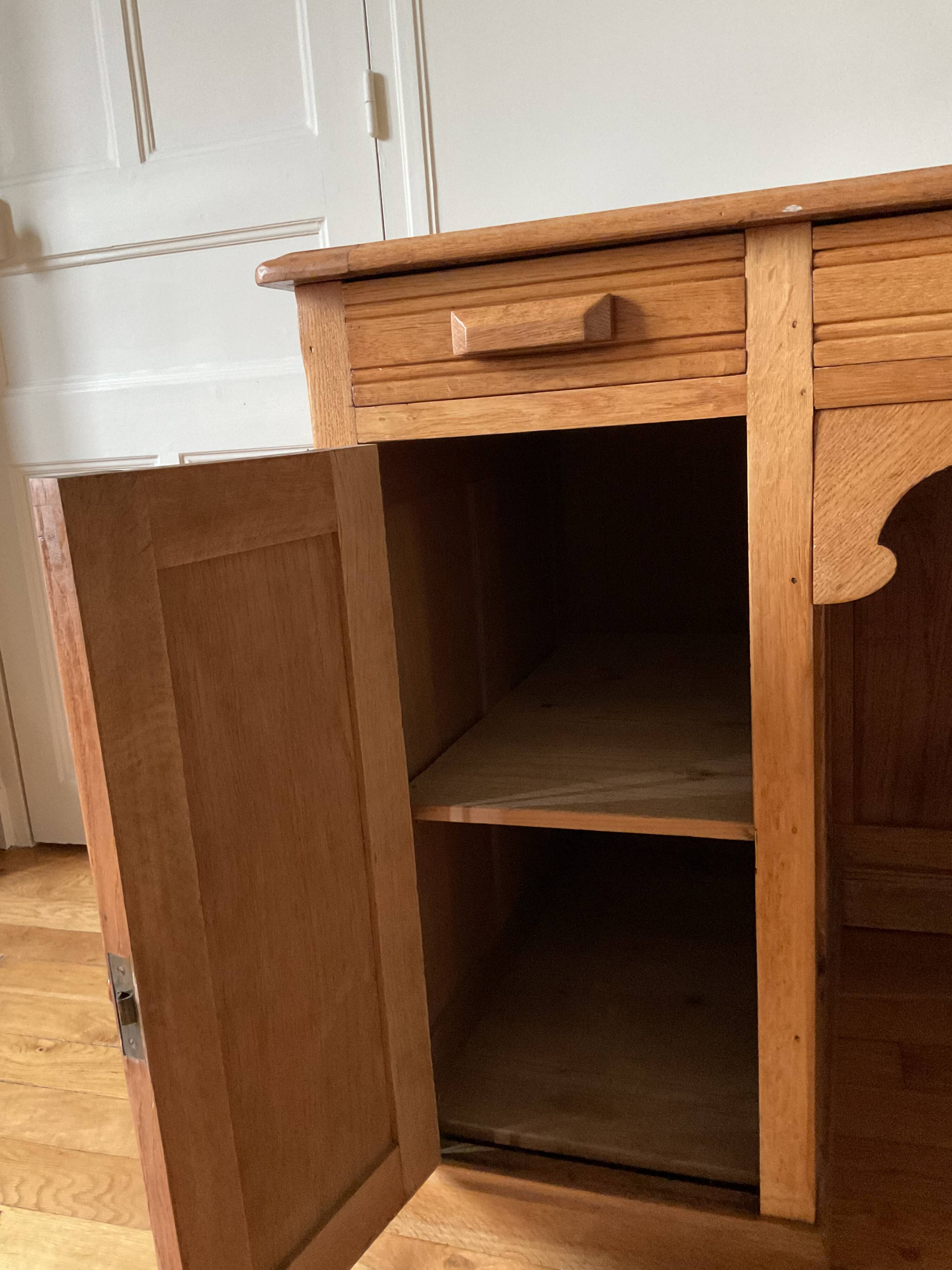 Antique oak desk
