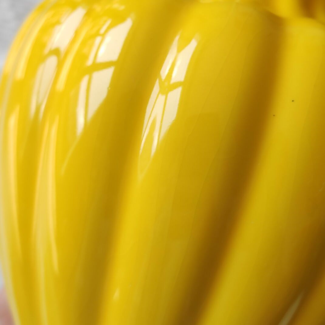 Small yellow vase