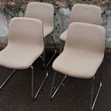 Steelcase Strafor chair, sled legs, 1970s