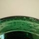 Mint green bubbled glass photophore – Biot glassware