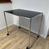 USM Haller Desk / Side Table in Graphite Black