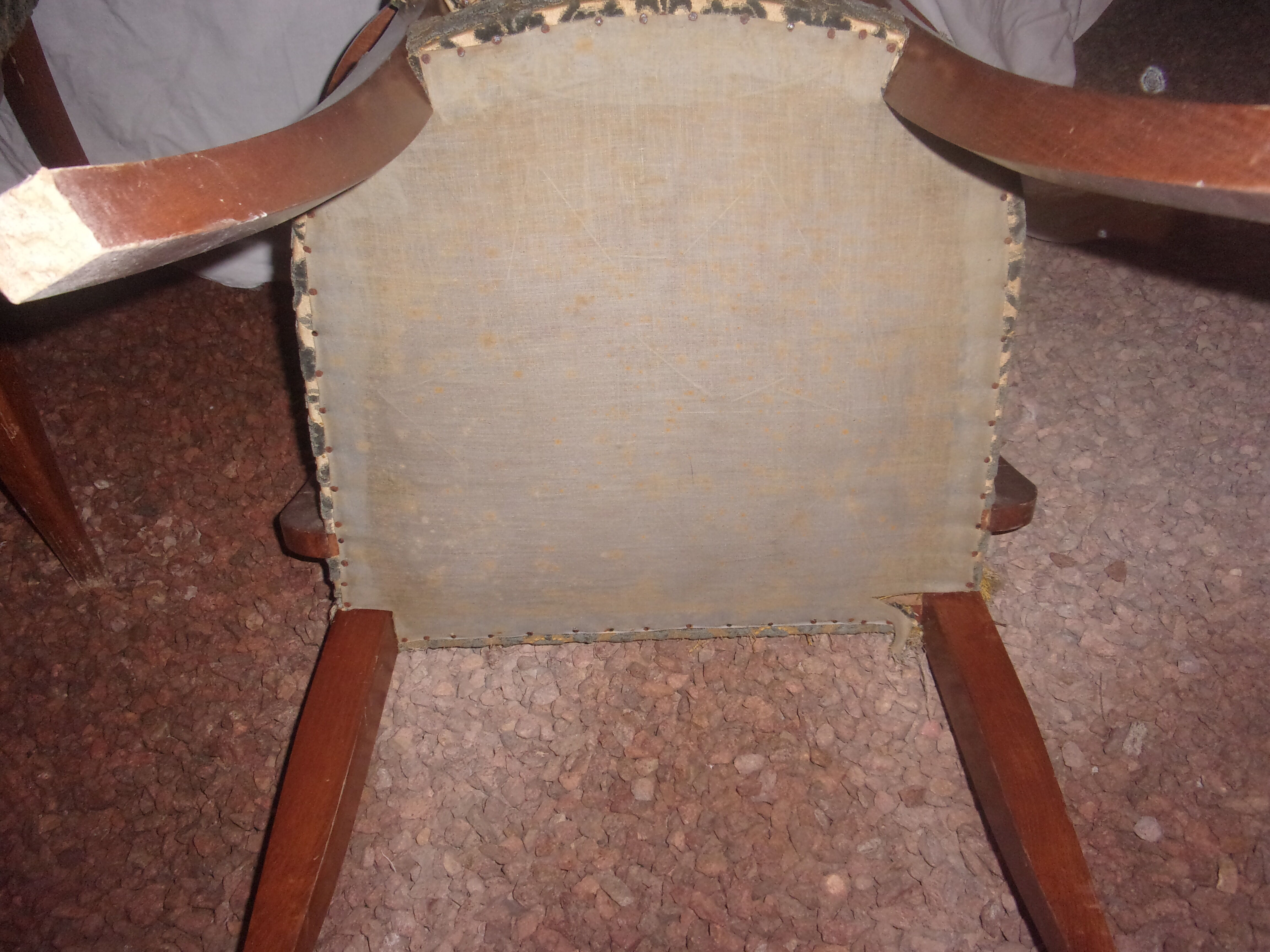 Pair of bridge chairs