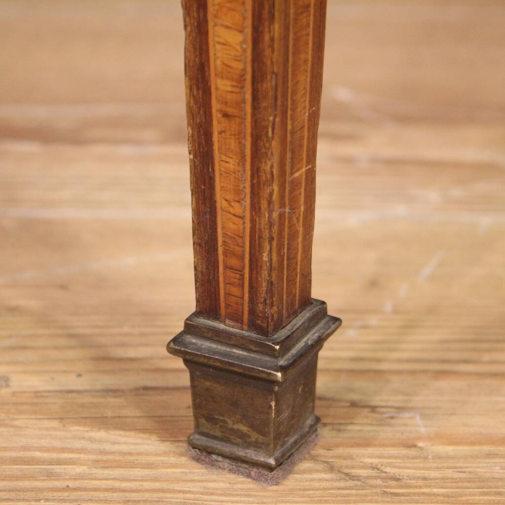 1930s Louis XVI style demilune gaming table