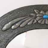 Oval Flower Mirror