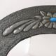 Oval Flower Mirror