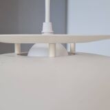 Scandinavian pendant light "Jeka" white 1970