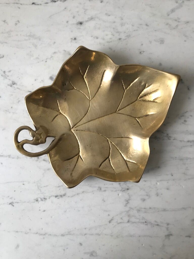 Brass sheet pocket tray 50s