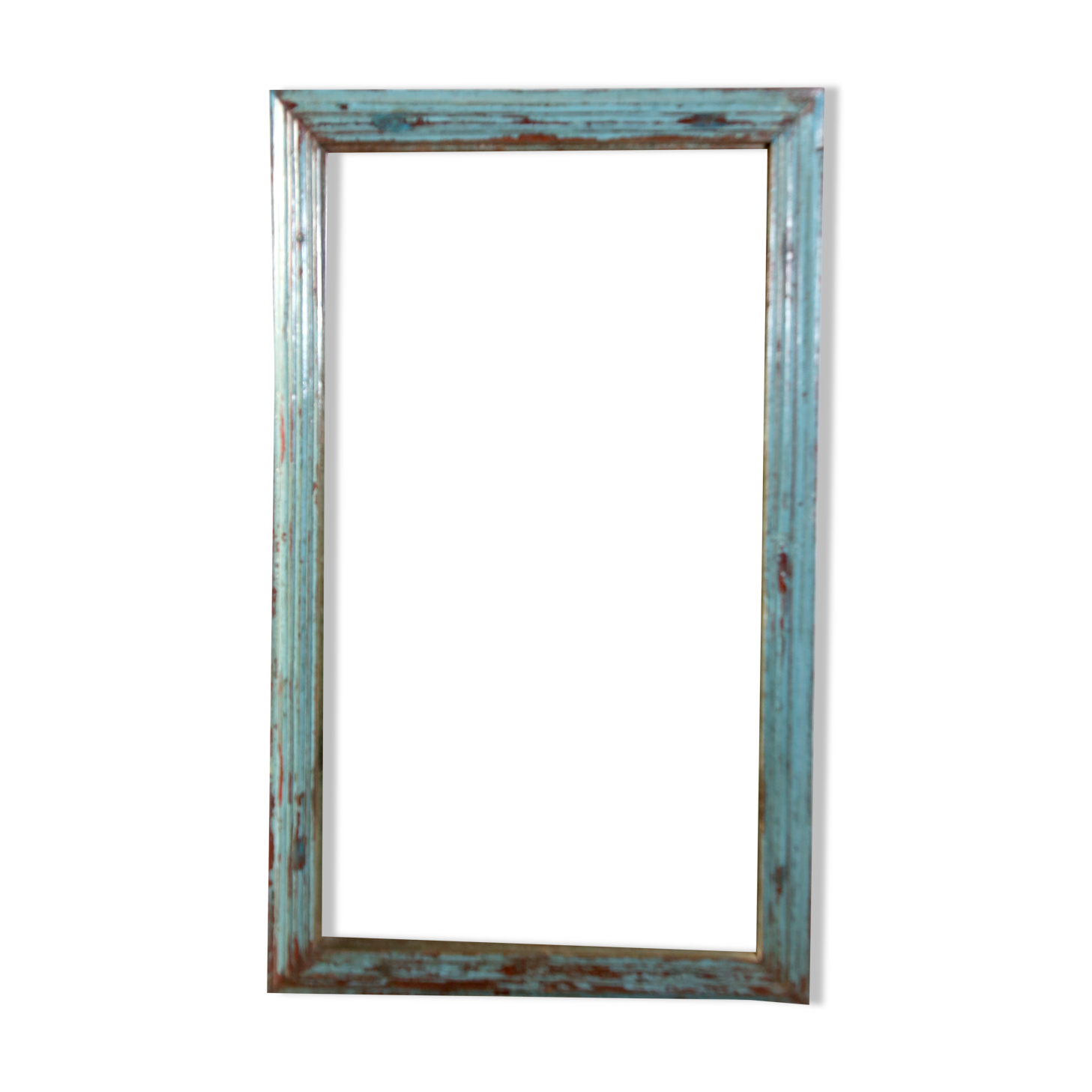 Ancient Burmese teak mirror