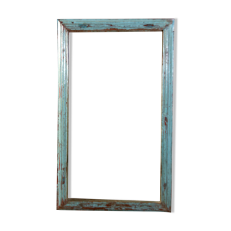 Ancient Burmese teak mirror