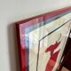 Contemporary Art Painting Signed 1992 Embroidered - Whirling Dervish - Framed