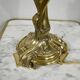 Lampe en Bronze Doré, Art Nouveau – Fin XIXe