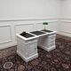 Classic English White Chesterfield Desk