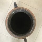 Jar jug with old coves in hammered copper middle east deco xixème