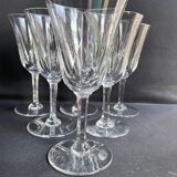 6 Saint Louis water glasses Cerdagne service