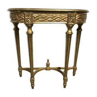 Console Louis XVI gilded wood