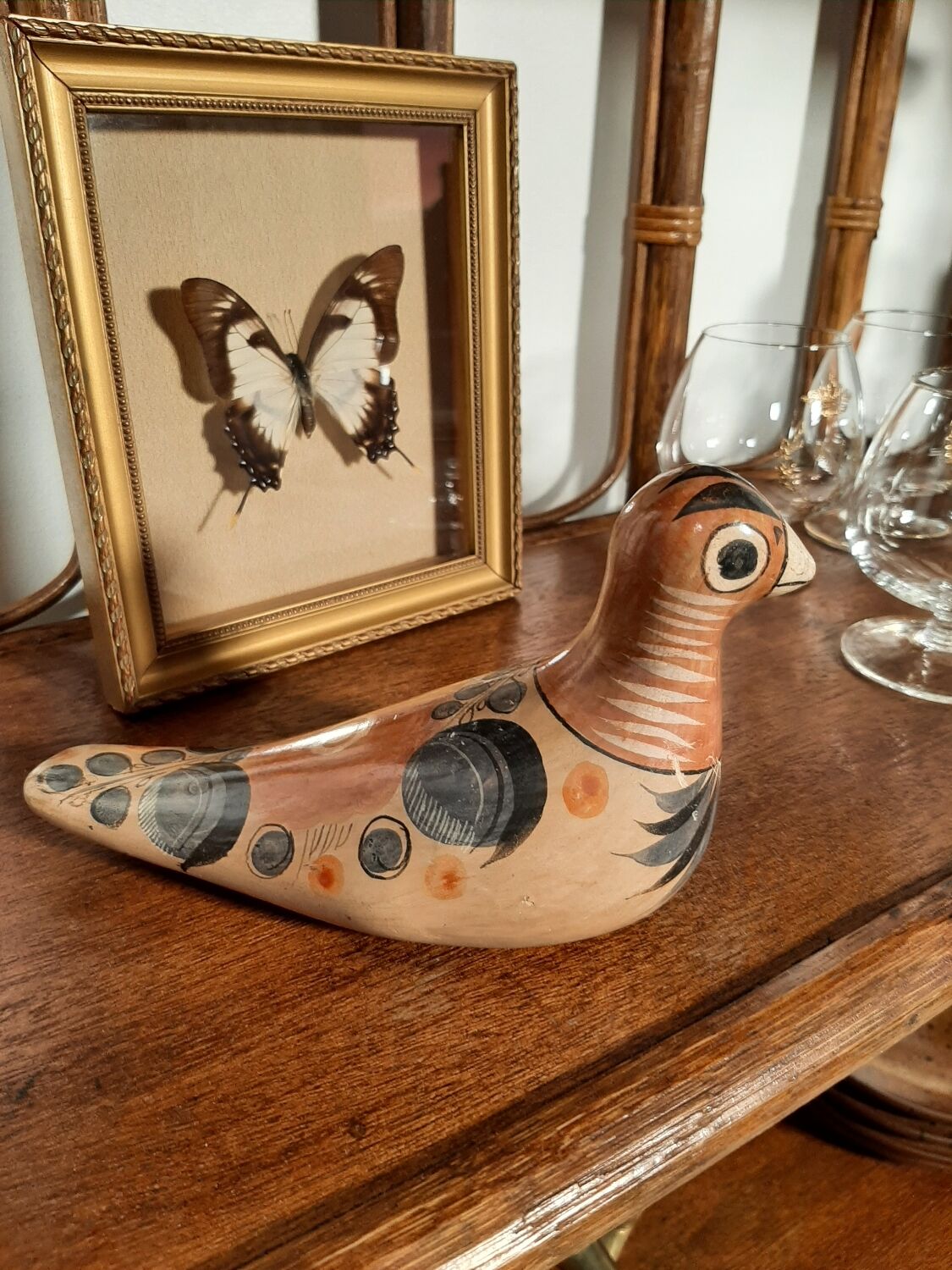 Vintage ceramic bird