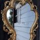 Miroir en resine doré 62 x46 cm