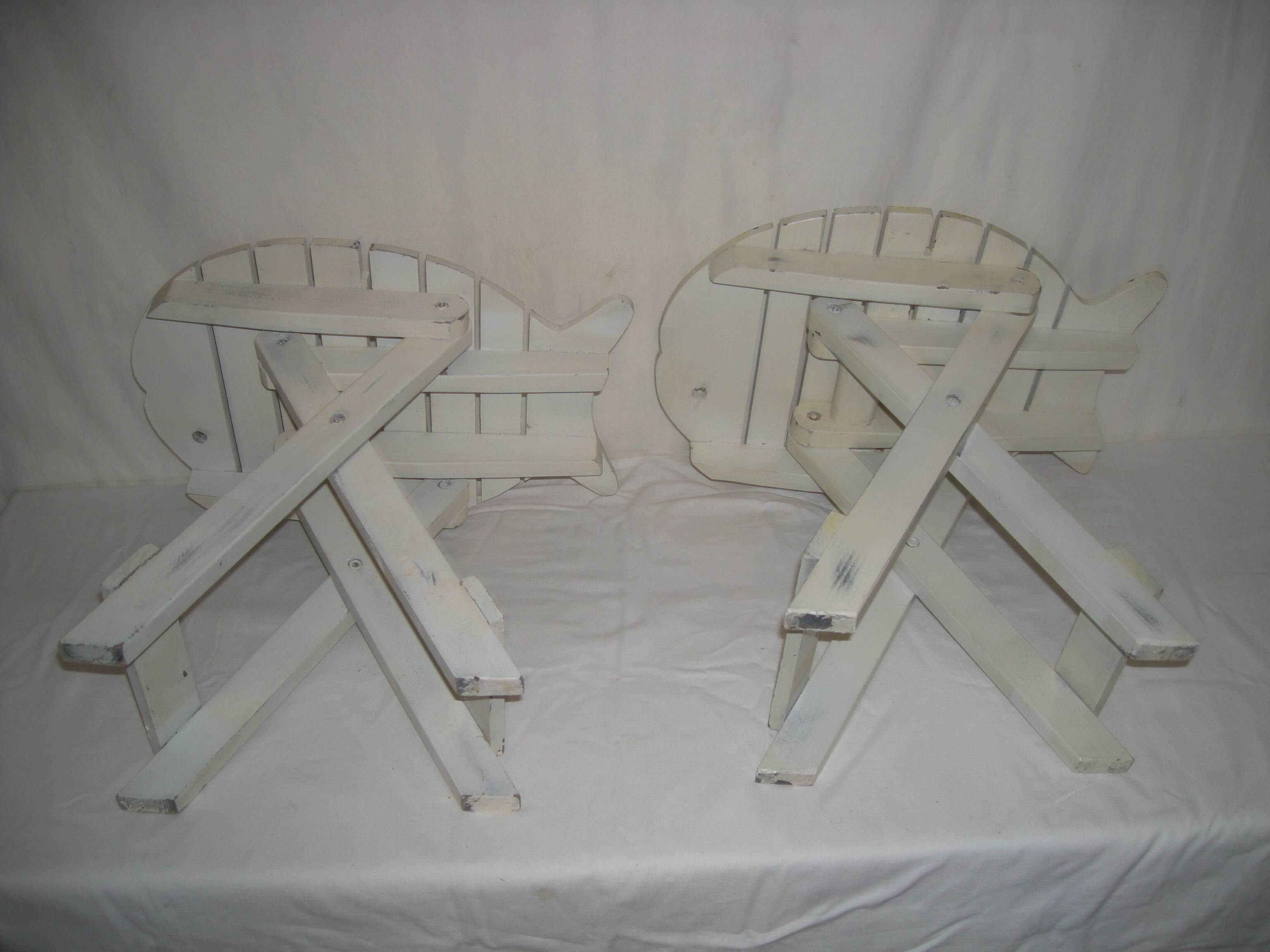 Pair of folding stools