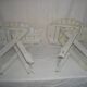 Paire de tabouret pliant