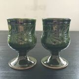 Set of 2 ceramic glasses