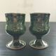 Set of 2 ceramic glasses
