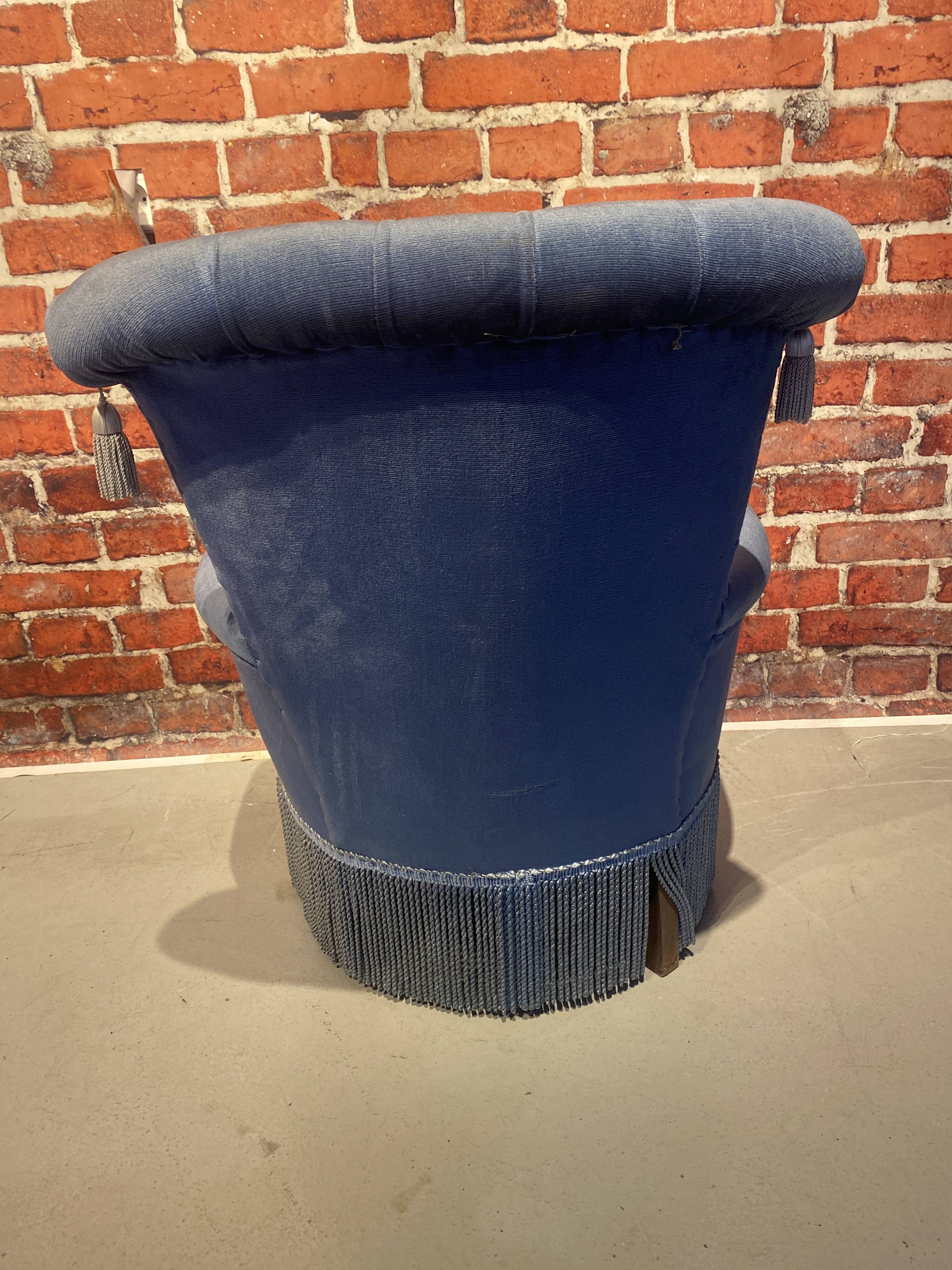 Pair of toad armchairs