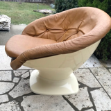 French Plastic Club Chair by Raphael Raffel, 1970s