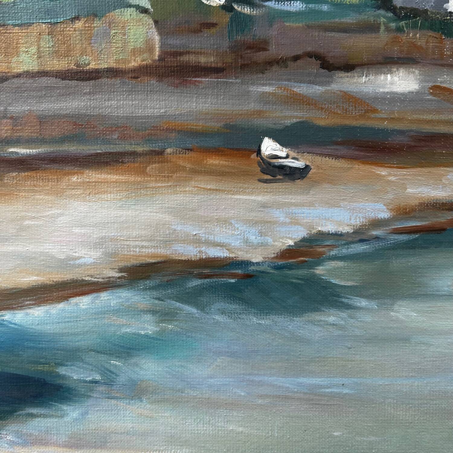 Breton village tableau of the Aber