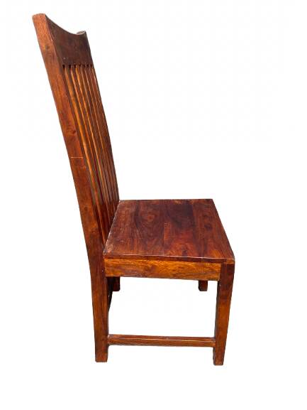 Set of six teak chairs