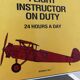 Enamelled plate Shell Aviation products