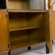 Oak and metal bookcase  design ARP (Motte Guariche Mortier), edition Minvielle 1960