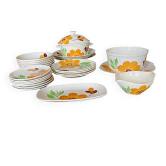 Service de table Tournesols en faience de Gien