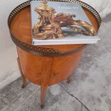 Louis XV style bedside in Marquetry