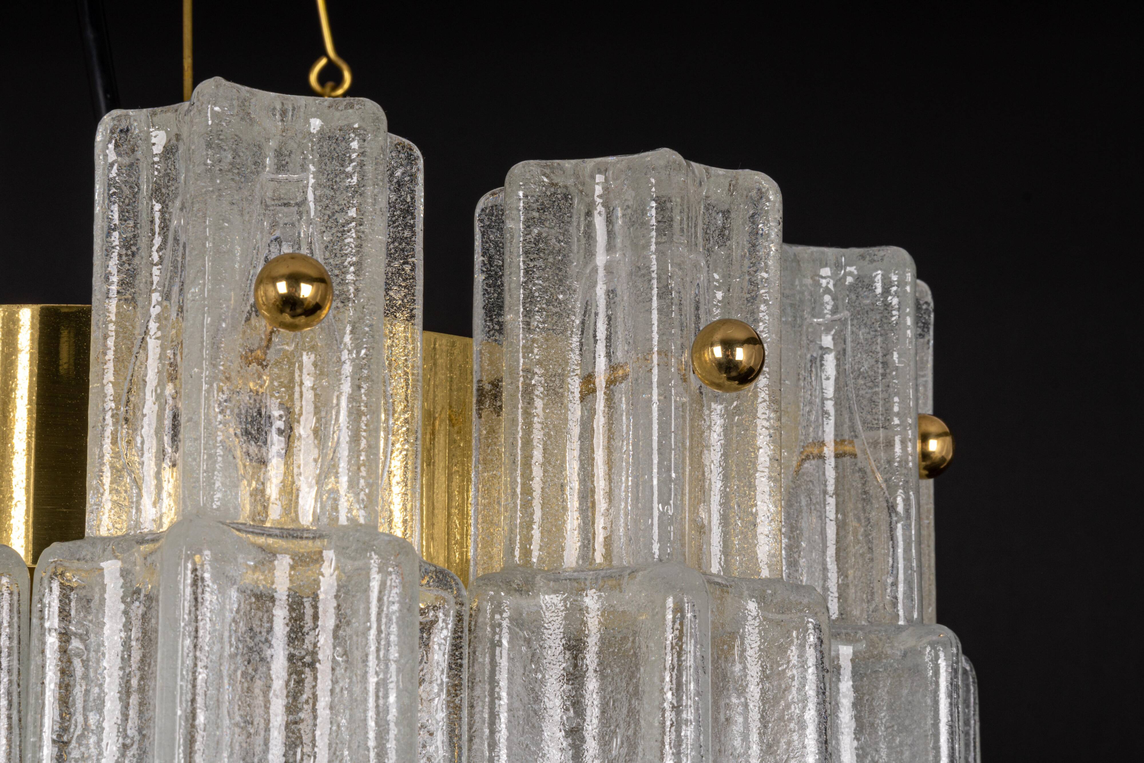 Suspension en Verre Limburg, Allemagne, Années 1970