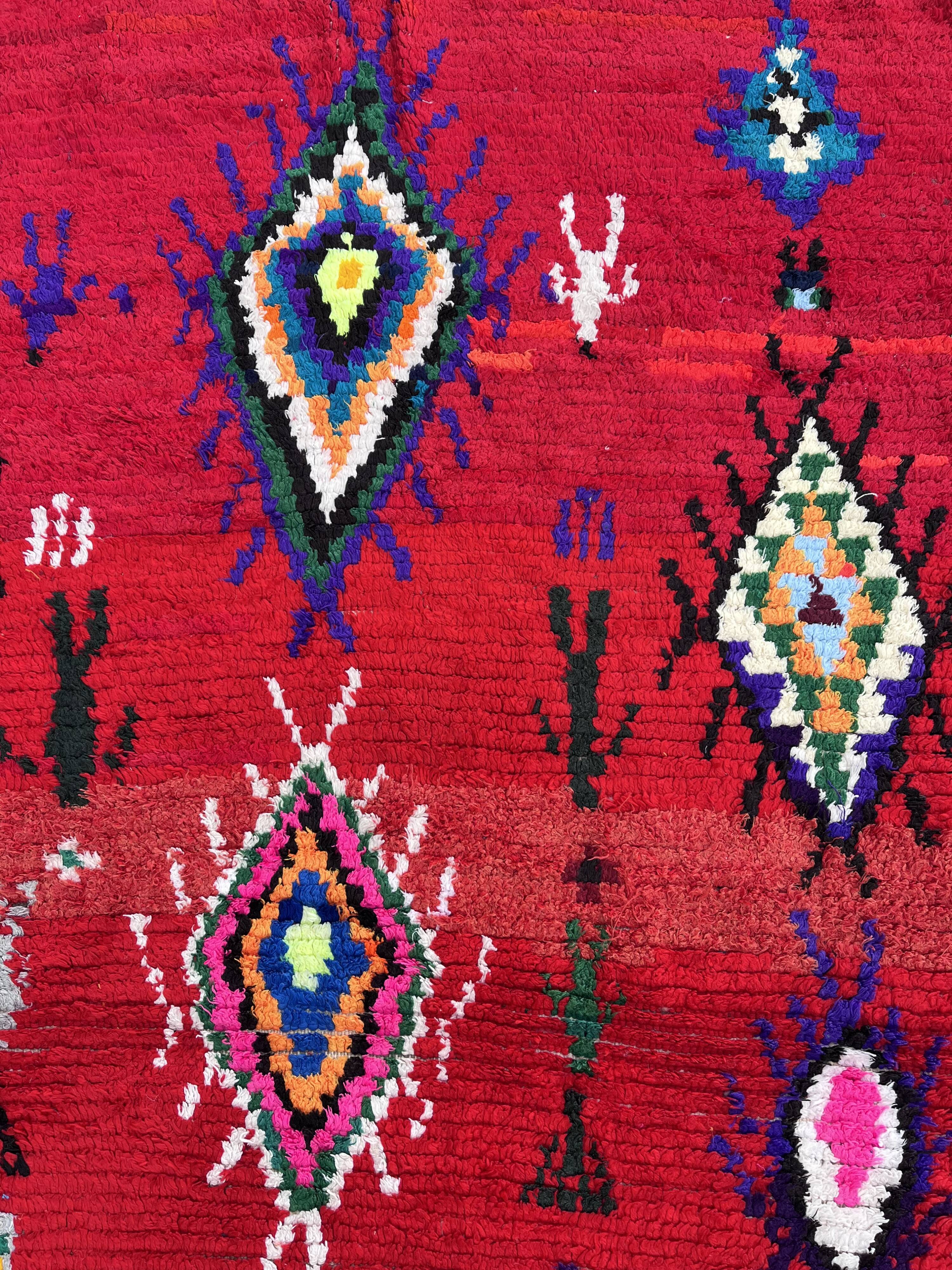 Vintage Moroccan rug berbere